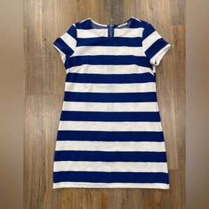 Blue and White Striped T Shirt Dress Charlotte Russe Medium